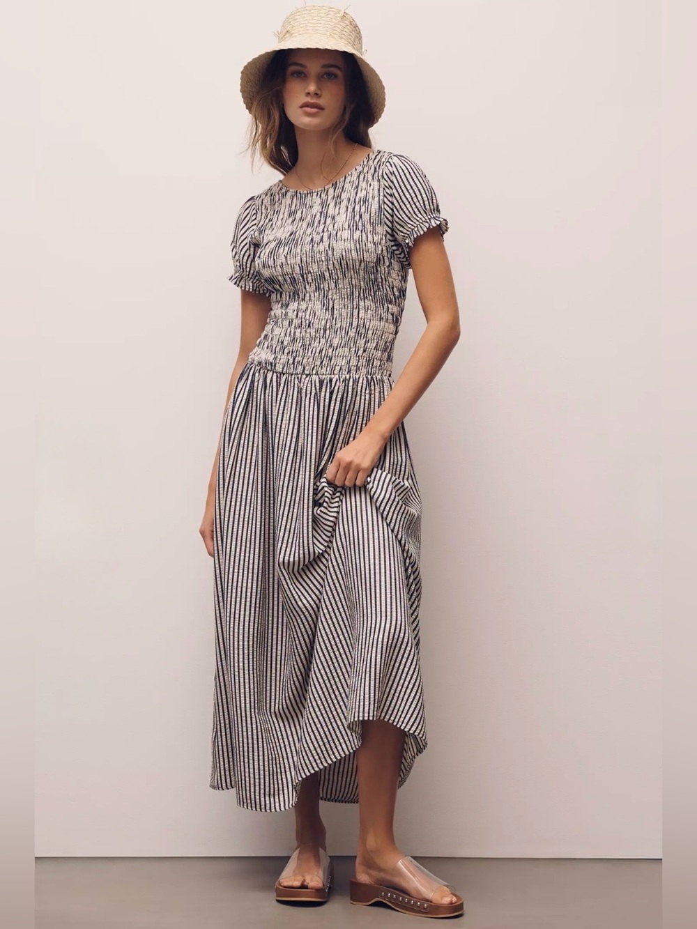 NWT Anthropologie Maeve Smocked Dress- Size S